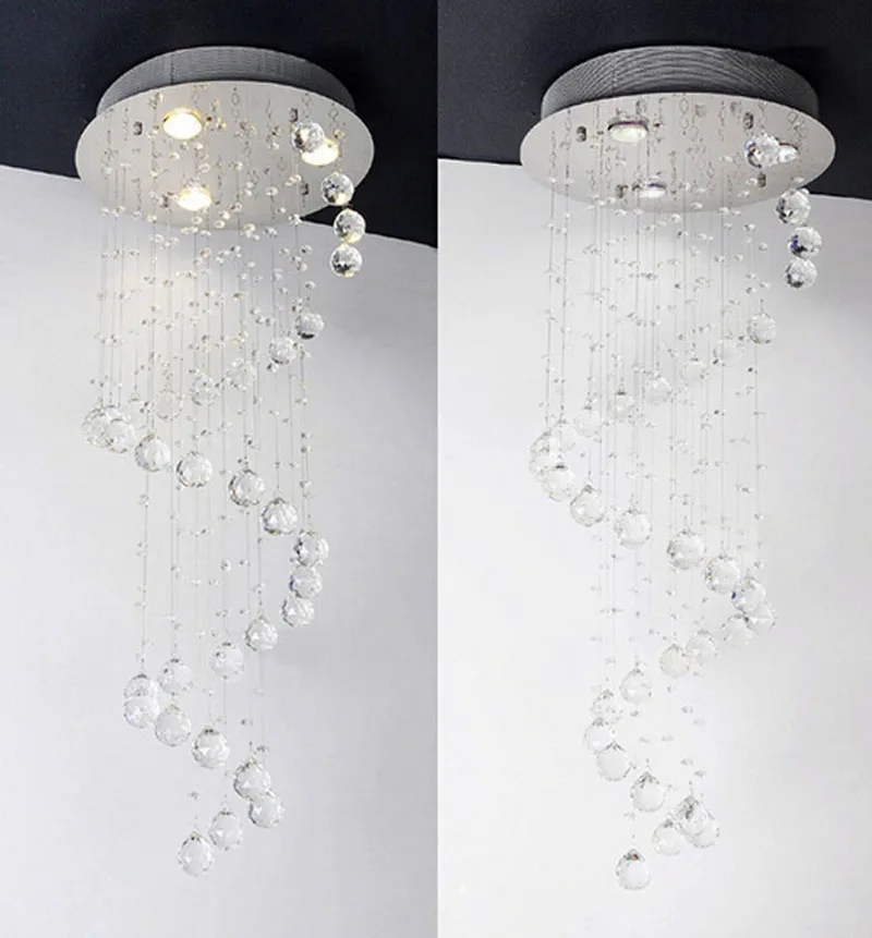 Подвесная леска спиральная Люстра для ресторана двойная лестница длинный