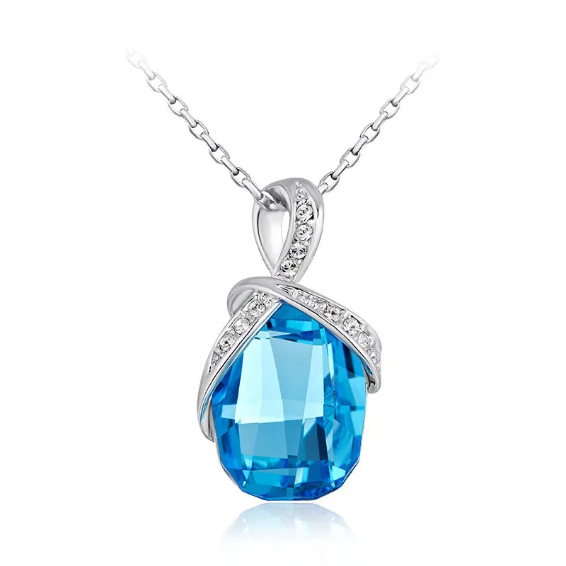 High-end Crystal jewelry wholesale real gold Plated necklace in Europe and crystals | Украшения и аксессуары