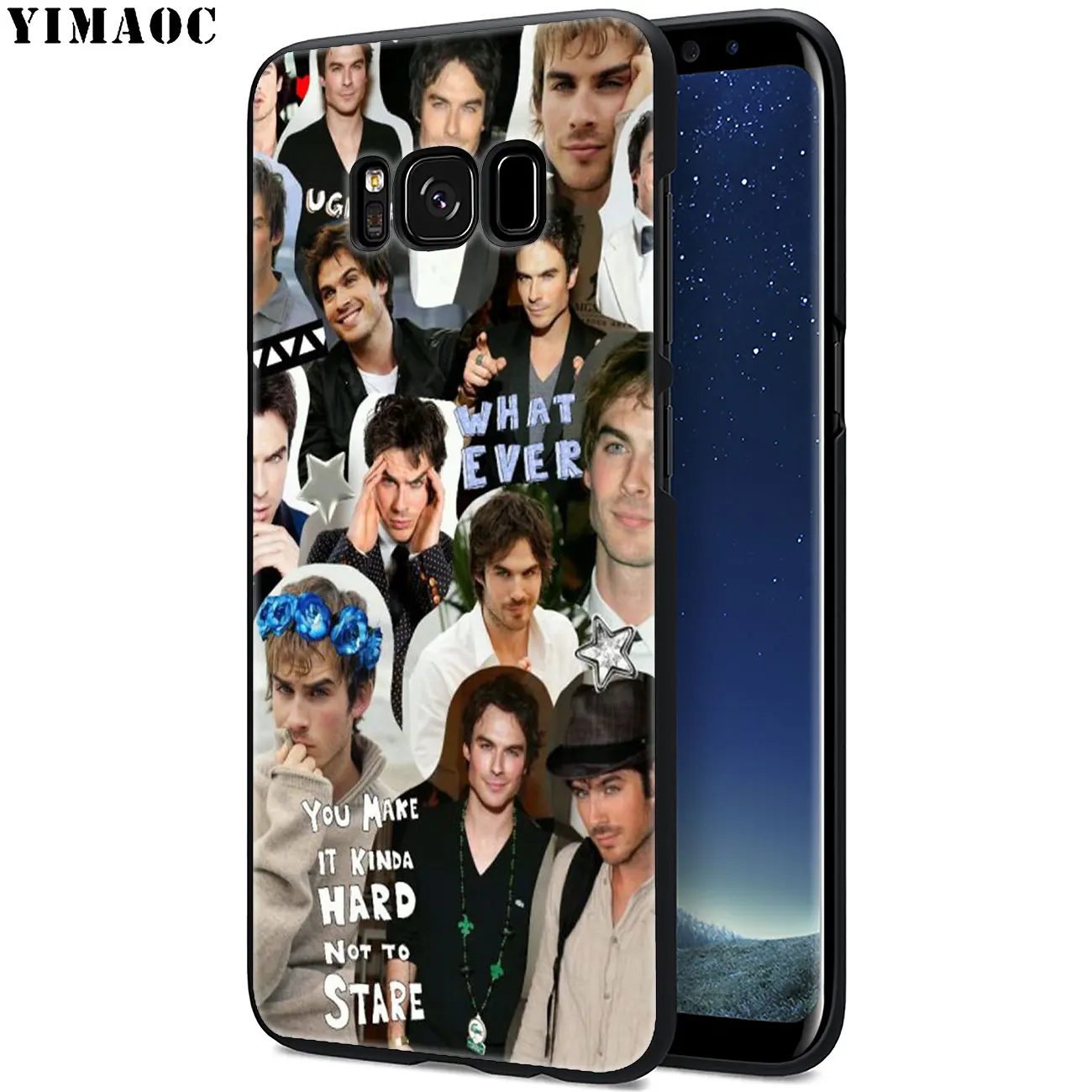 YIMAOC Дневники вампира Йен Сомерхолдер мягкий чехол для телефона Samsung Galaxy S20 Ultra S10