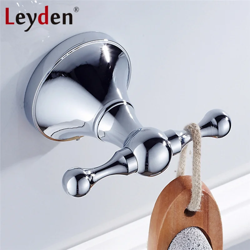 Роскошный крючок Leyden для одежды полотенец халата подвески ванной комнаты