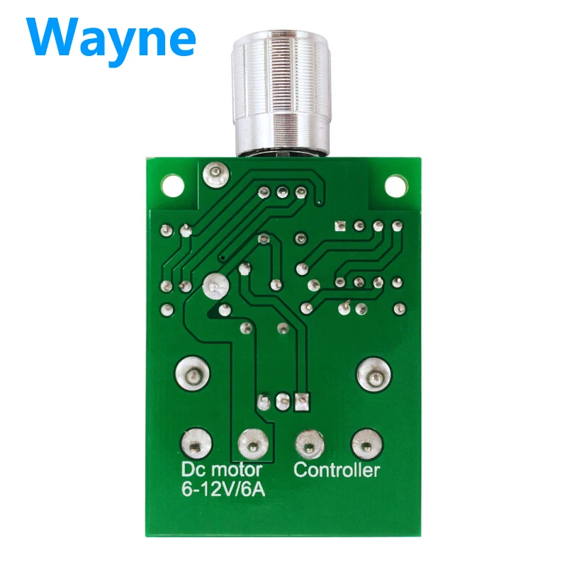 Двигатель постоянного тока регулятор скорости вентилятора модуль 6A Мощный ШИМ
