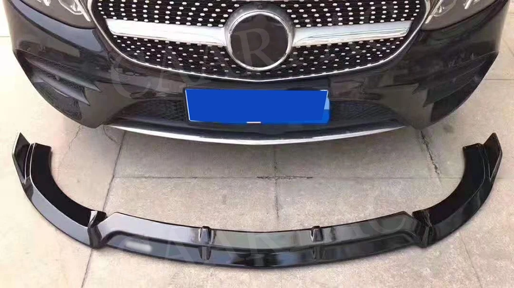 3 шт. декоративный спойлер для переднего бампера Mercedes Benz E Class W213 E63 Sport 2017 2018 2019