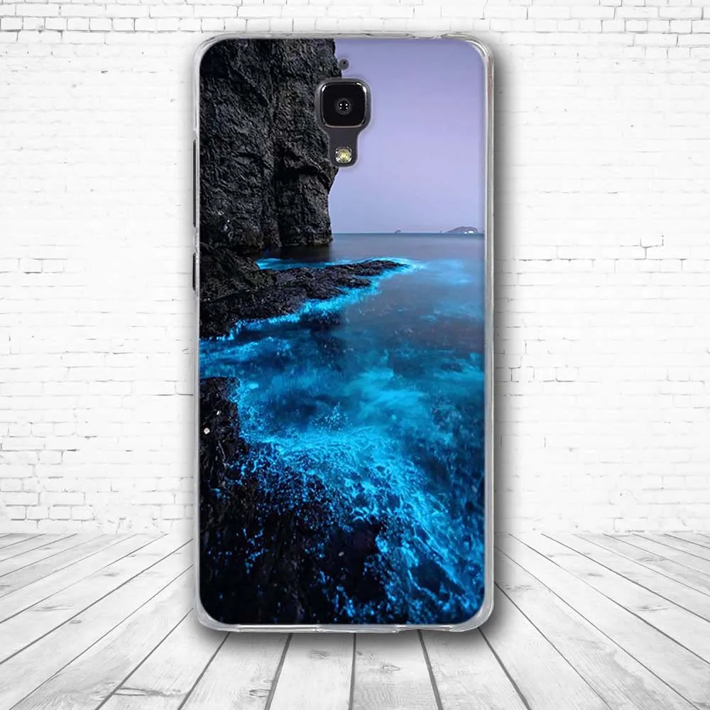 Силиконовый чехол для Xiaomi 4 Mi MI4 M4 мягкий из ТПУ телефона задняя крышка с 5 0