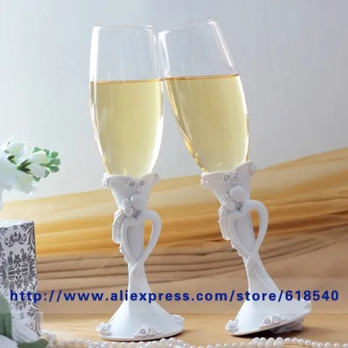 Бесплатная доставка свадебные тосты для жениха и невесты бокалы под шампанское