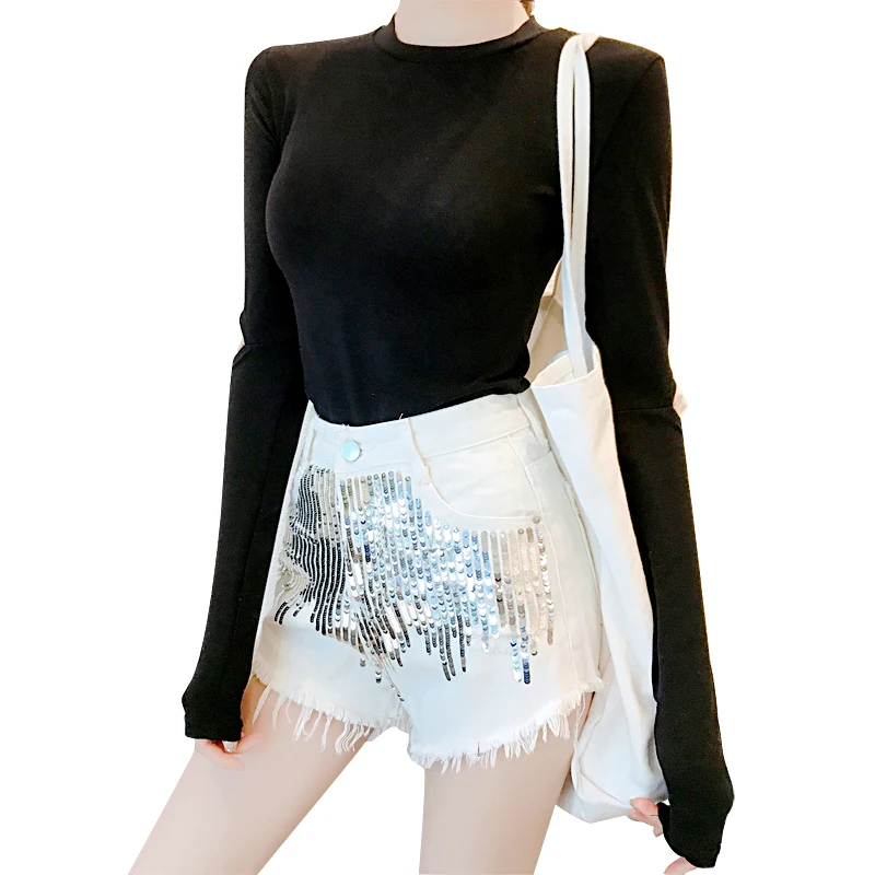 Женские винтажные джинсы с высокой талией черные белые небесно-синие | Женская