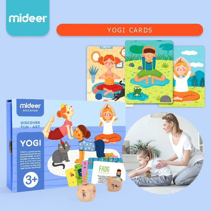 Карточка для йоги Mideer интерактивная обучающая игра родителей и - Цена: 1 807,90 руб.