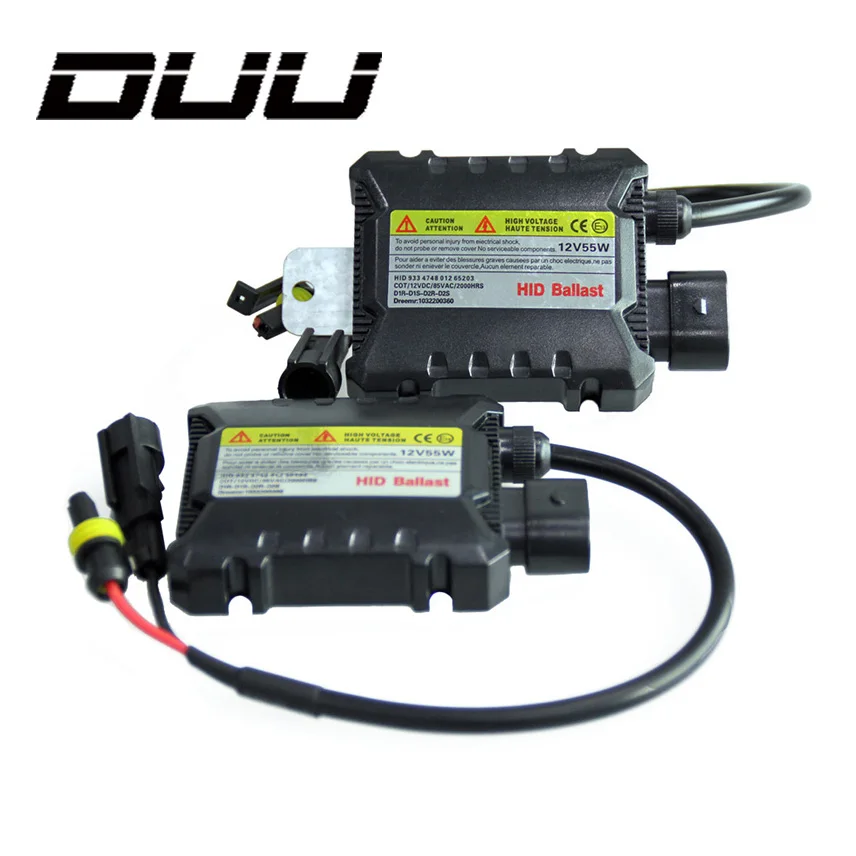 DUU 2 шт. автомобильный балласт Hid ксенон цифровой тонкий блок зажигания