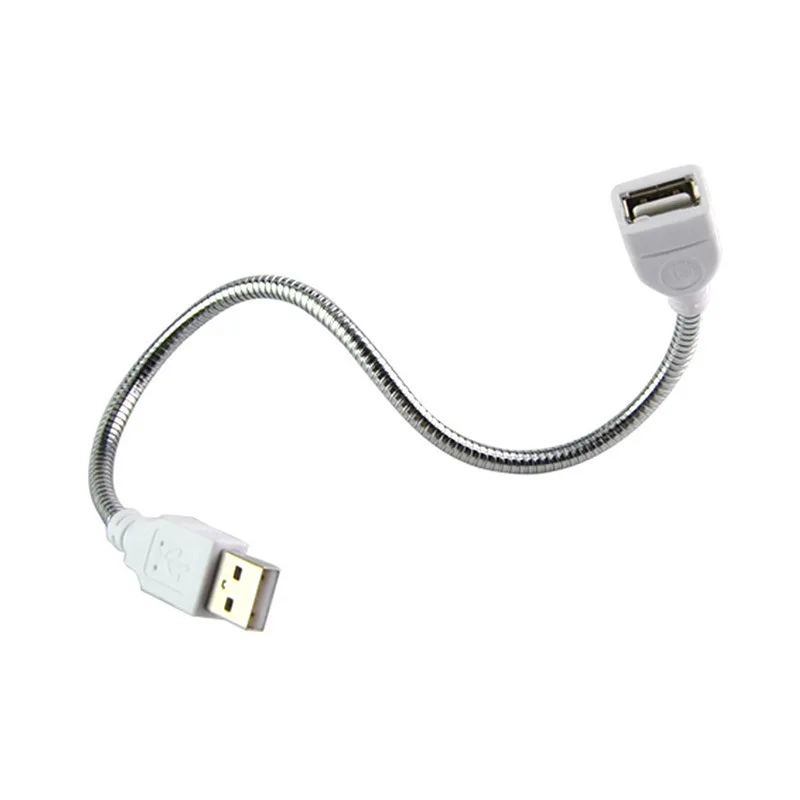 Светодиодный светильник с металлическим USB кабелем и разъемом Папа