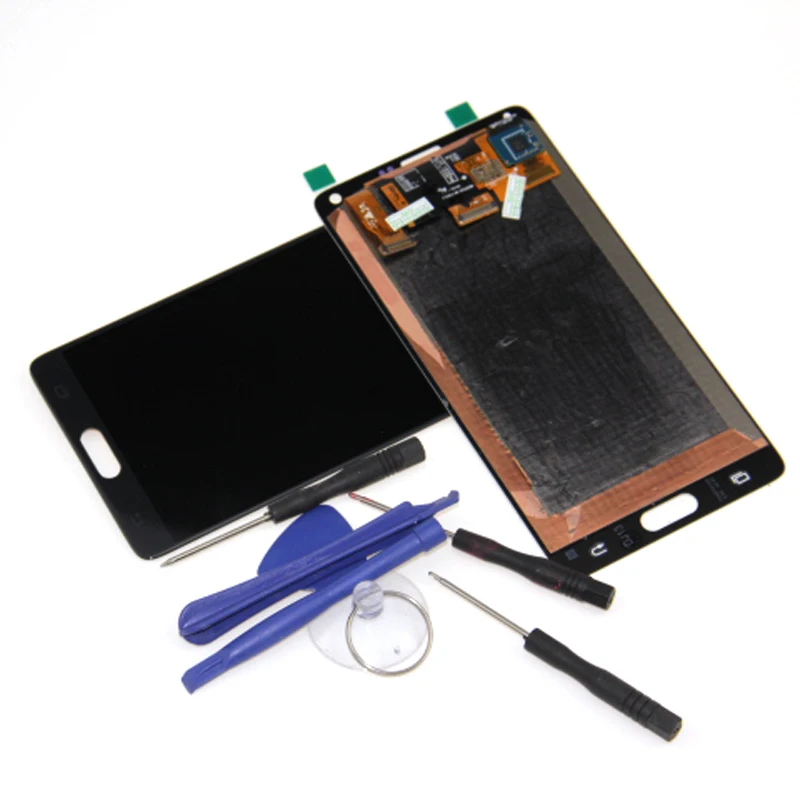Фото Дисплей для SAMSUNG Galaxy Note 4 LCD сенсорный экран Note4 N910 N910A N910F N9100 LCD|Экраны мобильных
