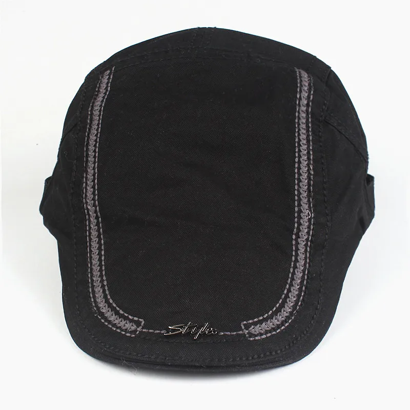 Xthree модный мужской берет Кепка хлопковые шапки для мужчин козырек