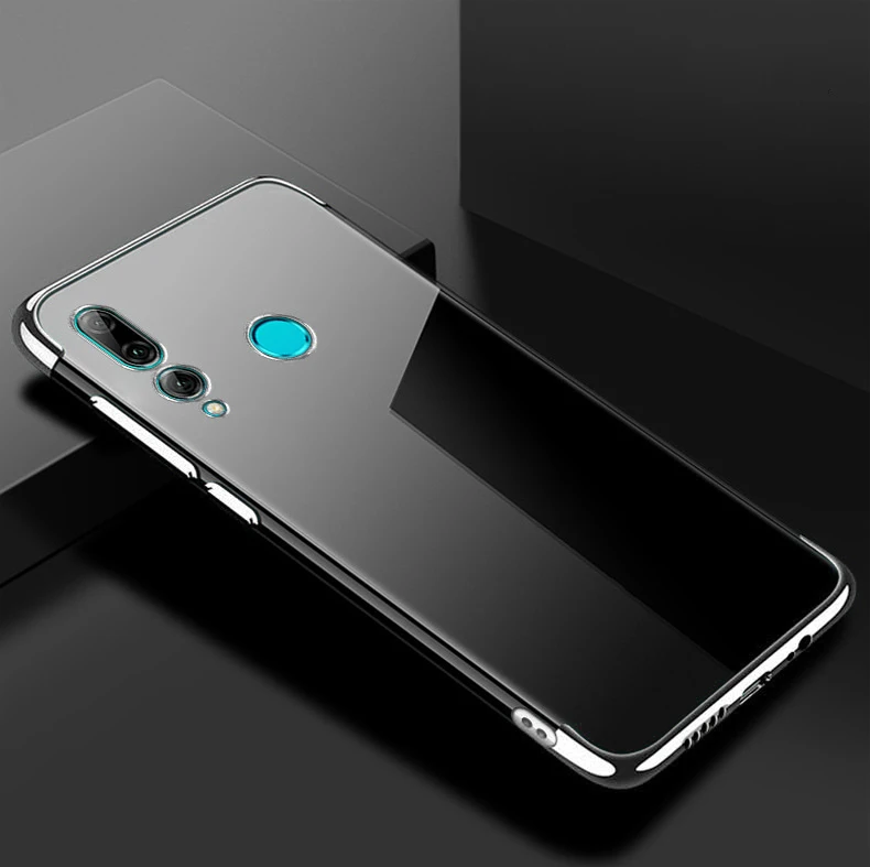 Silver Для huawei P Smart Z Y9 Prime Модный мягкий силиконовый чехол-накладка из ТПУ для мобильного телефона - Цвет: Silver