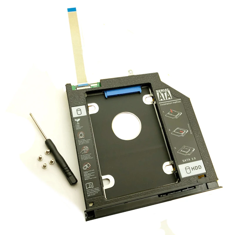 Новый 2 й SSD HDD Caddy для Dell 3467 3468 3478 3562 3567 3568 3576 3578 жесткий диск 9 5 мм|Компьютерные