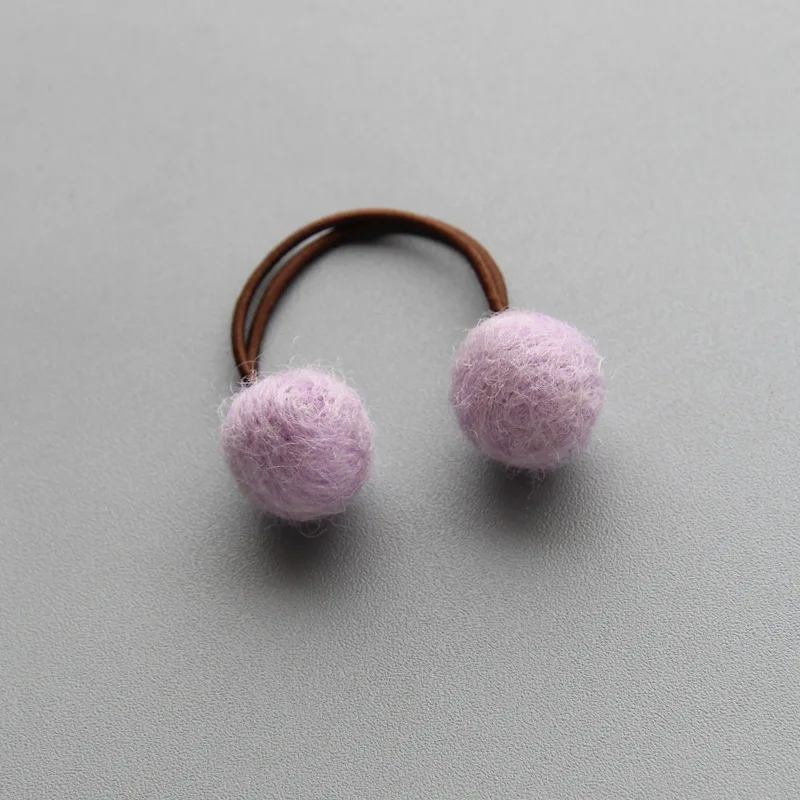

10pcs/lot Korean Rabbit Ball Elastic Hair Rope Rings Ties Bands Ponytail Holders Girls Hairband Hair Accessories Drop Shipping