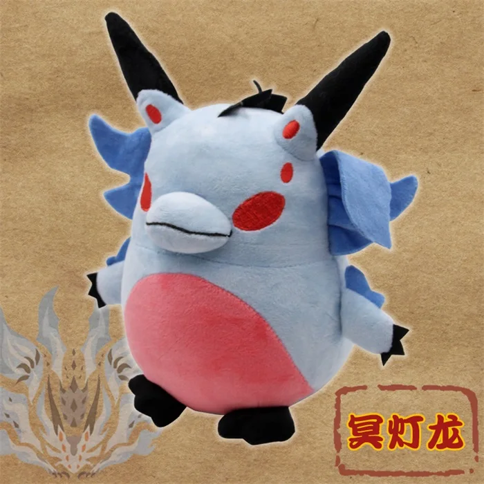 Аниме игры MONSTER HUNTER: мир Nergigante xeno jiiva Dinotyrannus милые плюшевые фигурки Куклы Мягкие игрушки подарки - Цвет: 2