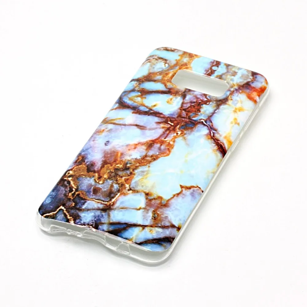 Крутой Модный мягкий тонкий чехол накладка из ТПУ с рисунком в виде трещин белого