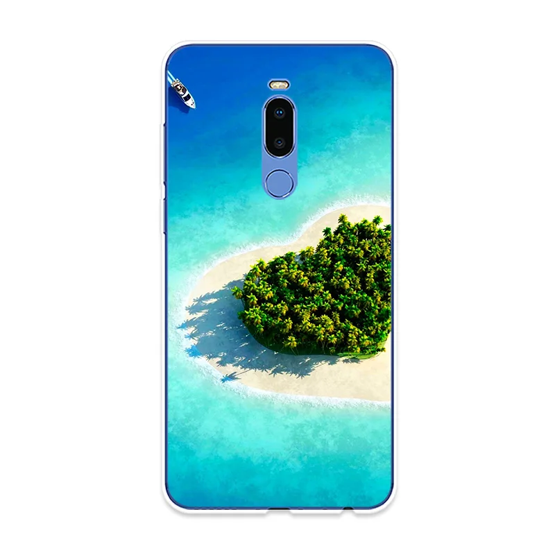 Phone Case For Meizu 15 Lite 16 16th Plus 16X 16S X8 Cover Sunset Beach Scenery Silicone Note 8 9 Pro 6 7 |