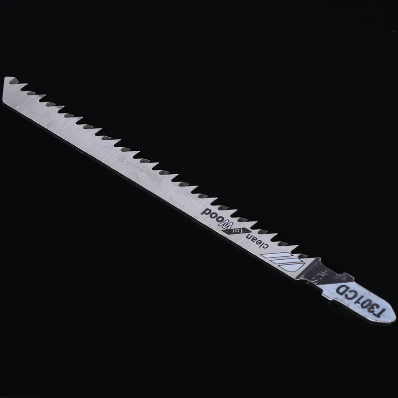 

5 Pcs T301CD HCS 116mm T-shank Jig Saw Blades Clean for Wood Fast Cutting