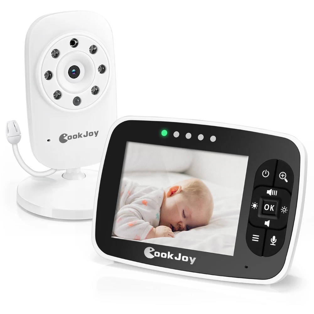 Фото FIMEI COOKJOY SM35RX 2 4 ГГц видео детский монитор с 3 5 дюймов ЖК экран двухсторонний аудио