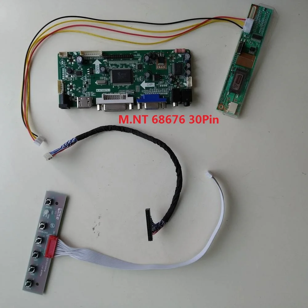 

Комплект для платы контроллера QD15TL07 Rev.01, плата VGA сигнала, 30pin, 15,4 x, драйвер экрана дюйма, 1 лампа, LVDS, DVI, HDMI панель дисплея