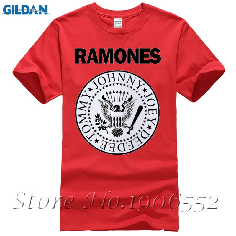 Большие размеры М ~ 5XL для мужчин рок группы Ramones футболка Homme Для Мужчин's JOEY