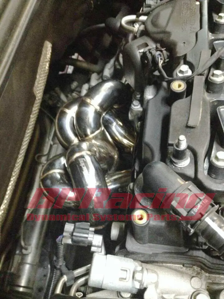 Трубчатый коллектор BPRACING из нержавеющей стали для 2012 - 2014 VoIvo S60 1 6 T T4 | Автомобили и