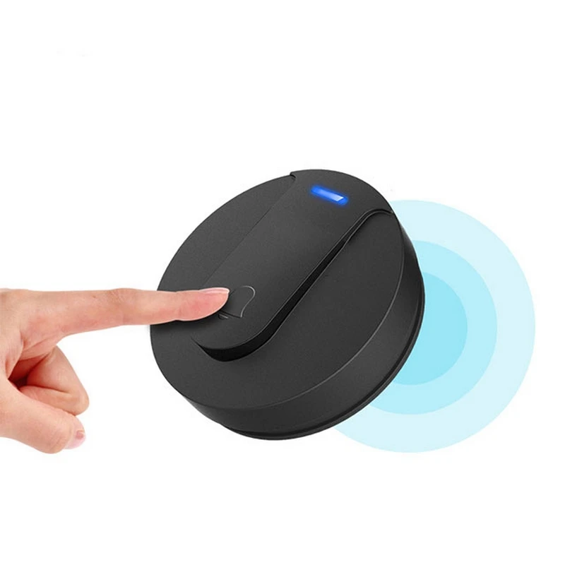 

Classic Self Powered Waterproof Wireless DoorBell 180M Remote No battery EU plug home Cordless Doorbell 1 2 Receive 1 2 button