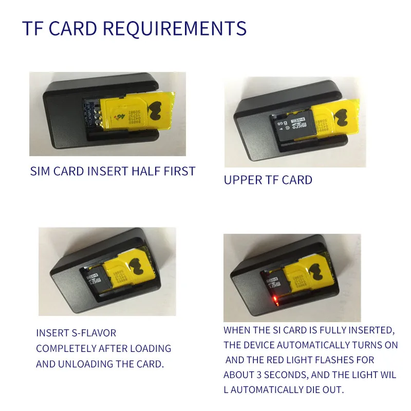 Мини GPS-трекер с большим временем работы в режиме ожидания магнитный трекер для