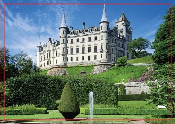 Декоративный подарок магниты для фото красивый замок путешествий на холодильник