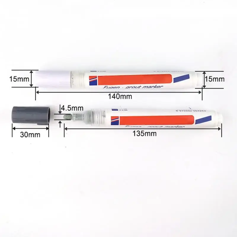 Ручка карандаш для бытовой плитки водостойкая мгновенного ремонта кухонной - Фото №1