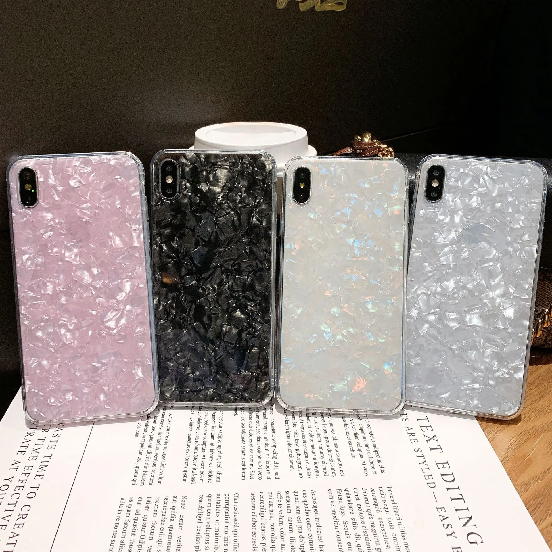 Мягкий чехол для телефона Casyva Iphone X XR XS MAX жесткий с узором 6 7 8 plus защитная задняя