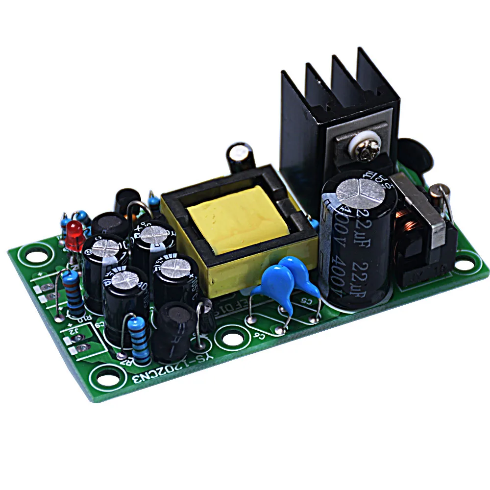 Блок питания с температурной защитой и по току Вход 220в AC Выход 12/5в DC|module 220v|supply