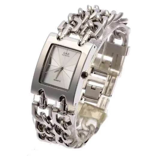 G& D женские наручные часы серебряные кварцевые часы Relogio Feminino Reloj Mujer женские часы лучший бренд роскошные часы подарок для женщин - Цвет: Silver and White A