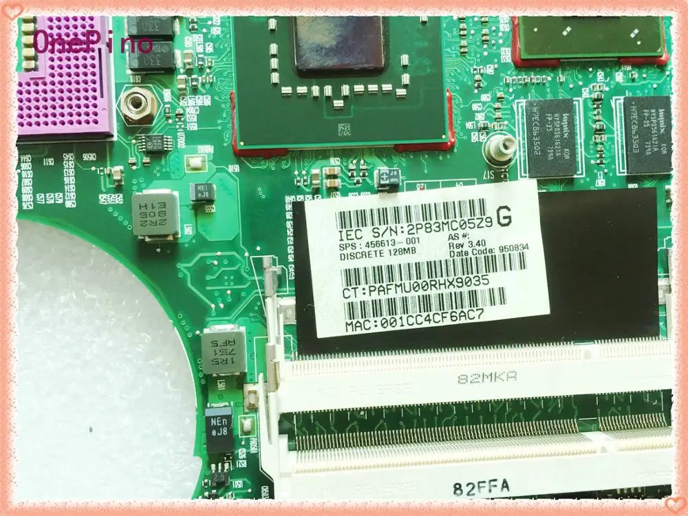 Материнская плата для ноутбука hp Compaq 6520s 6820s 456613-001 для hp pavilion 6520S материнская плата DDR2 протестирована полностью