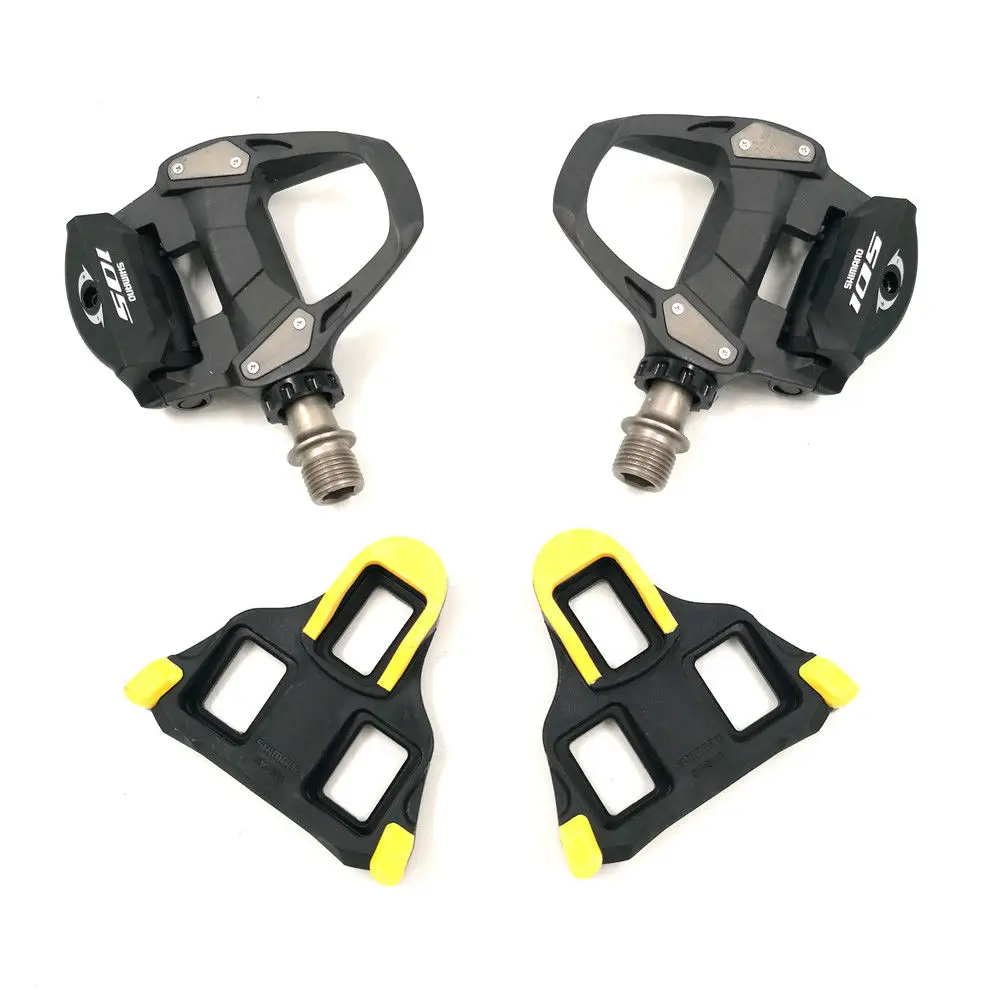 Оригинальный Shimano 105 PD R7000 для велосипеда углеродный SPD SL набор педалей шоссейного
