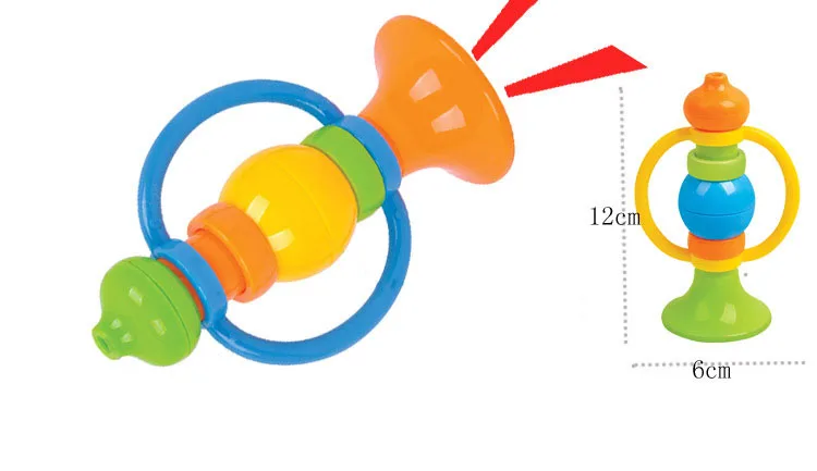 Chanycore 6pcs/set New Lovely Plastic Baby Toys Hand Shake Bell Ring Rattles toys Child Musical Instrument | Игрушки и хобби