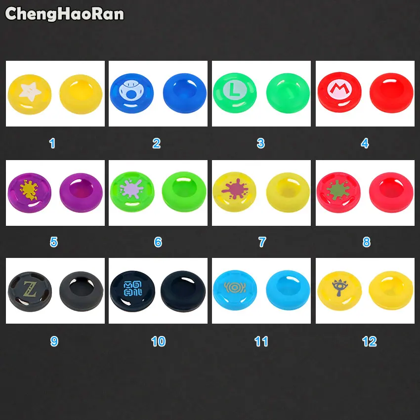 ChengHaoRan 1 шт. для переключателя Pro Joy Con ручка большого пальца колпачок контроллера