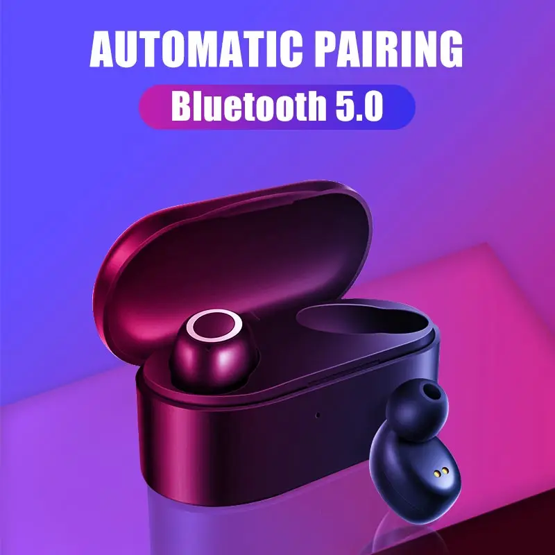 4D стерео звук Bluetooth V5.0 наушники Портативный вкладыши TWS с Беспроводной сенсорный