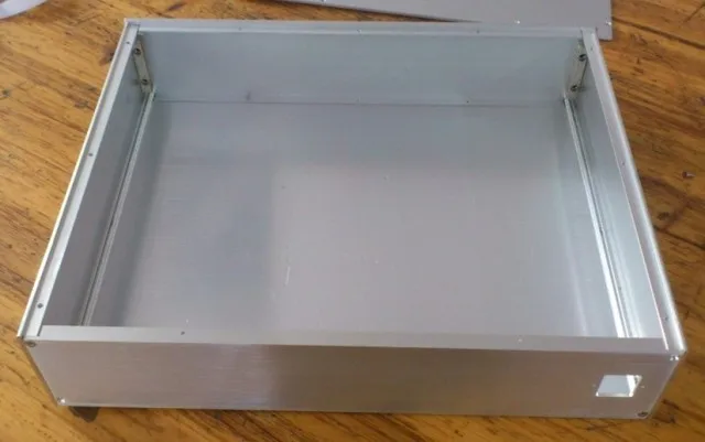 A-013 ЧПУ 4810 все Алюминий кабинет шасси Дело Box для DIY Аудио Мощность усилитель 480 мм* 100 мм* 388 мм 480*100*388 мм