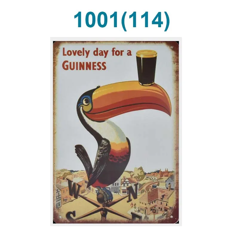 Фиолетовый 1 шт. Guinness налет винтажные металлические жестяные знаки Бар паба декоративные тарелки водка настенные художественные наклейки Железный плакат реклама пива знак - Цвет: Фиолетовый