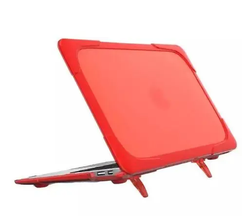 3IN1 Red Жесткий ПВХ для MacBook Air 13 чехол для ноутбука противоударный A1466 ноутбук держатель принципиально для Macbook Air 13 Чехол клавиатура заглушка - Цвет: 3IN1 Red