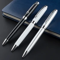 hot sale luxury stainless steel business pen writing nib medium ballpoint pen new