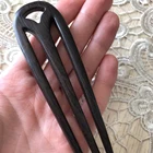 Гребень для волос, U-образный, деревянный, ручной работы, украшение для волос, 2020