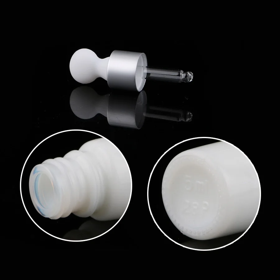 Merx Beauty оптовые продажи 24 шт 5 мл стеклянная капельница белая бутылка флакон с