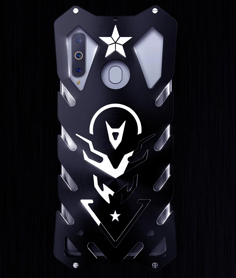 Zimon Armor II авиационный алюминиевый металлический чехол для телефона для samsung Galaxy ys9 Plus мощный открытый чехол для S9 Plus A8s Алюминиевый Чехол