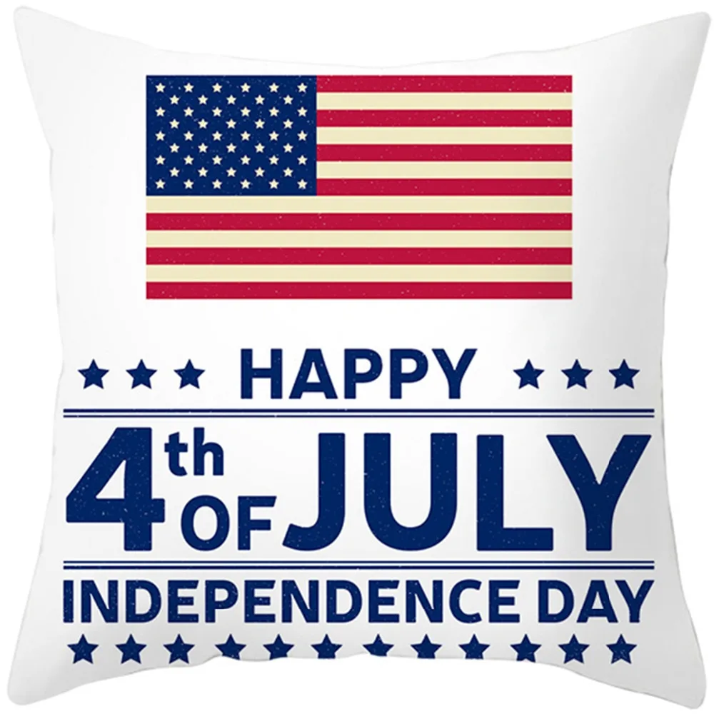 QIFU 45x45 см День Независимости наволочка с американский флаг Happy July 4th декор для