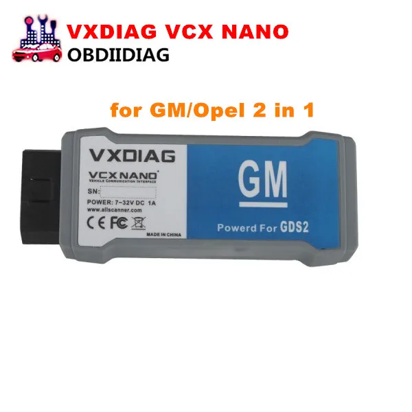 VXDIAG VCX NANO для GM/Opel диагностическая/программная система нескольких GDS2 и TIS2WEB лучше