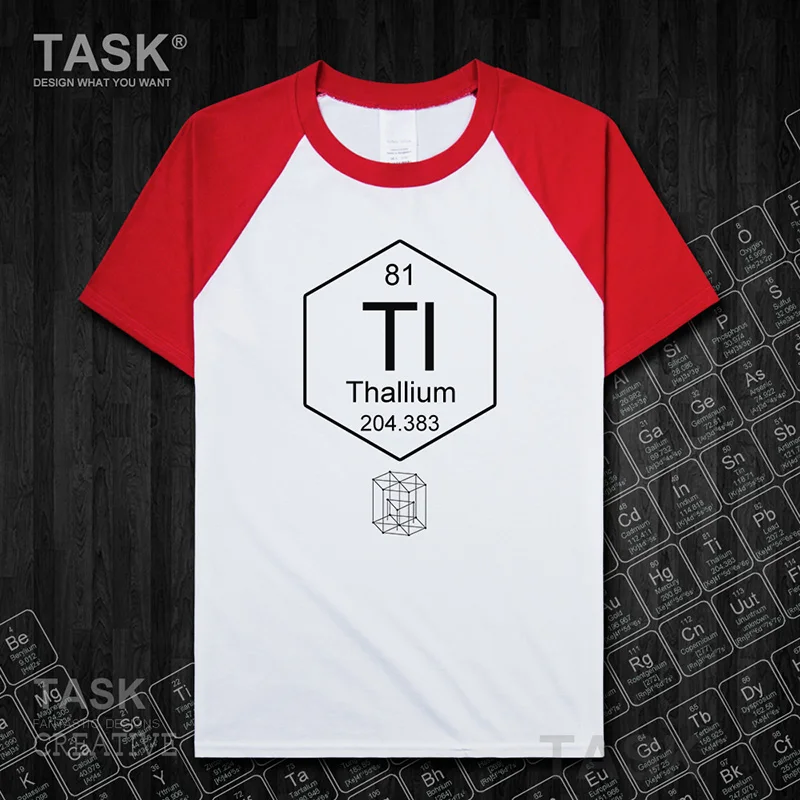 Химическая периодическая таблица 81 Tl Chemistry мужская футболка с короткими рукавами