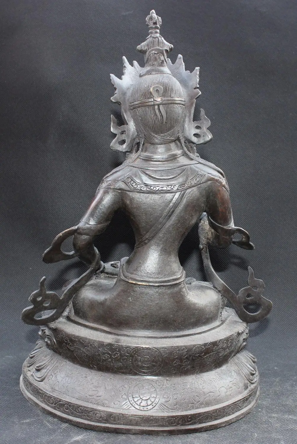 Старый тибетский буддистский храм бронзовая ваджрадхара ваджрабава богиня