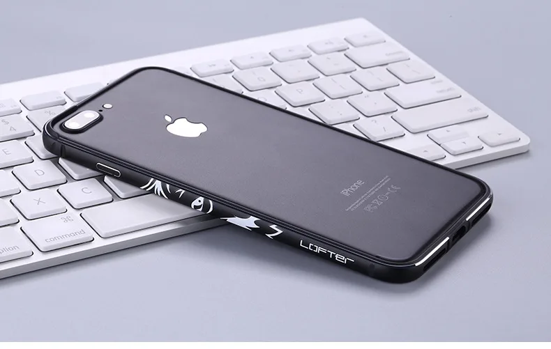 Ультра тонкий металлический бампер для iPhone 7 7 Plus, уличный стиль, алюминиевая рамка, противоударные телефонные чехлы защитные, Coque Capinha