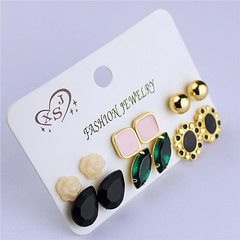 6 пар/комплект кольца для ногтей девочек | Украшения и аксессуары